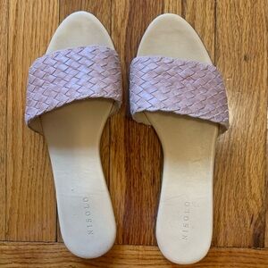 Nisolo Braided Leather Slide Sandals